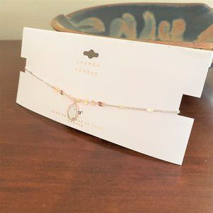 LC Lauren Conrad Mother of Pearl Choker